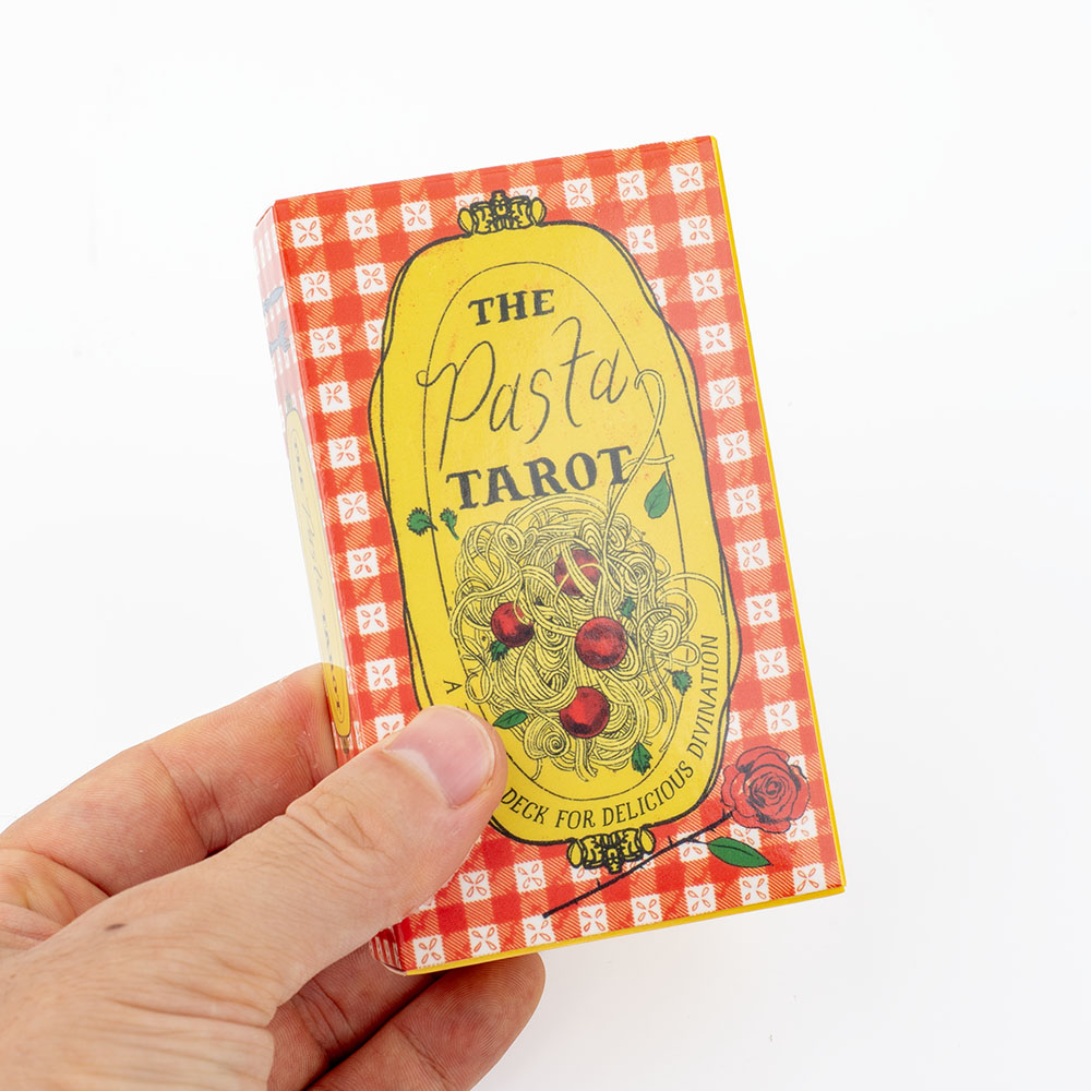 パスタタロット 78枚カードデッキ ボードゲーム 10.3x - Tarot Deck With Guidebook のレビューと価格