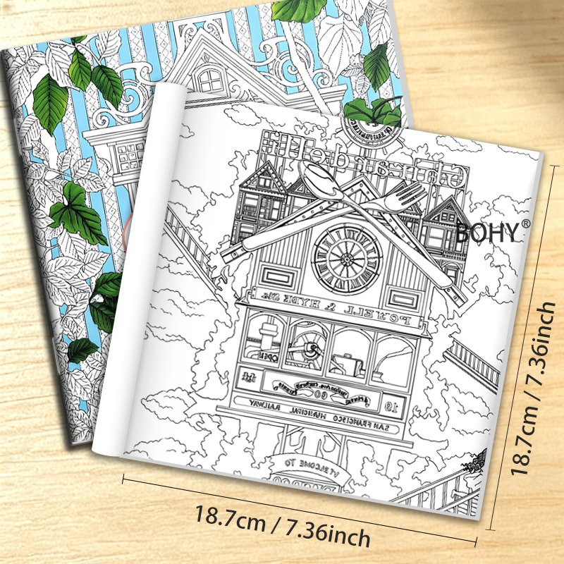 タイムトラベルをテーマにした塗り絵、美しいレトロな塗り絵ペー - Adult Coloring Book Stress Relief のレビューと価格