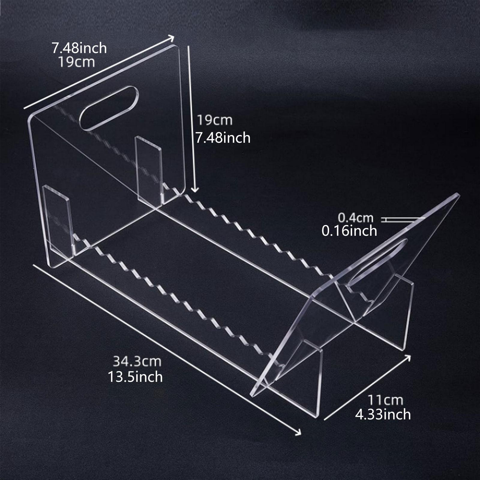 アクリルビニールレコードホルダー、レコードスタンドディスプレ - Clear Acrylic Book Stand Holder のレビューと価格